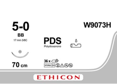 PDS II фіолетовий 70CM M1 USP5/0 одна голка BB, тип колюча Taper Point, 17мм, 3/8 кола